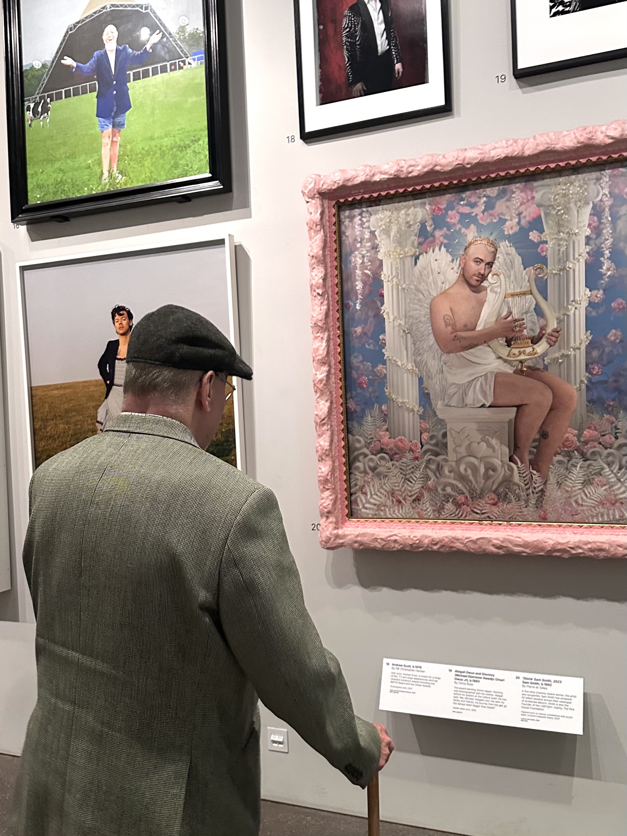 I ended up in the portrait gallery for part of the day